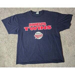 Dynasty MLB Minnesota Twins Vintage 2003 Tshirt Blue Size XL